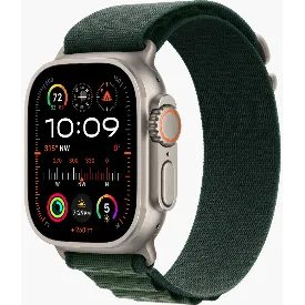 Часы Apple Watch Ultra 2 2024 49 мм, S, Titanium Case with Natural Olive Alpine Loop